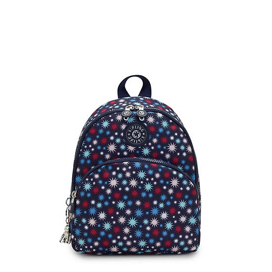 Kipling Paola Small Printed Ryggsäck Blå | SE 1614CT